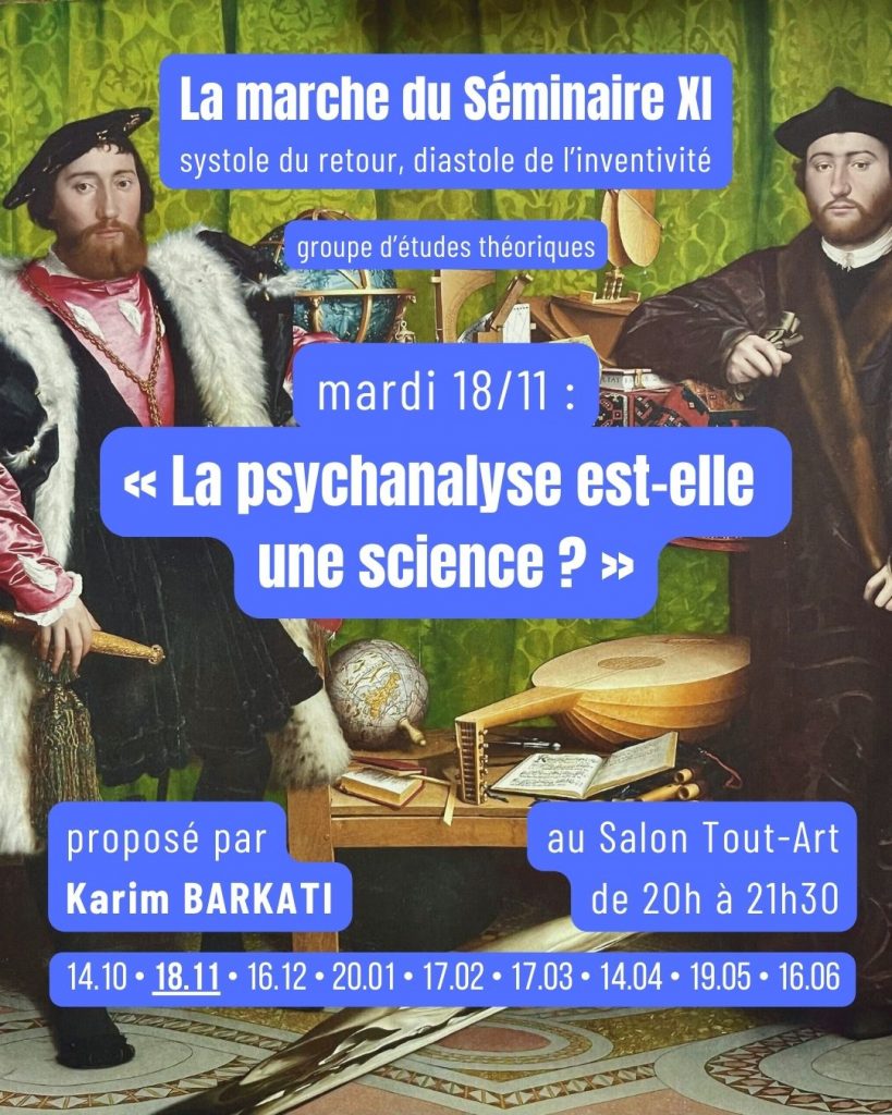 Karim Barkati — « La psychanalyse est-elle une science ? »